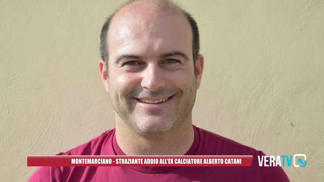 Montemarciano, straziante l’addio all’ex calciatore Alberto Catani