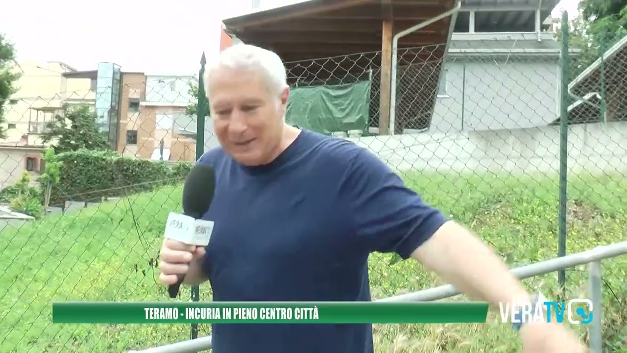 Teramo, degrado e incuria in centro città