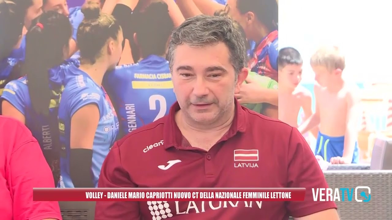 Volley, il sambenedettese Capriotti nuovo Ct delle Nazionali femminili lettoni