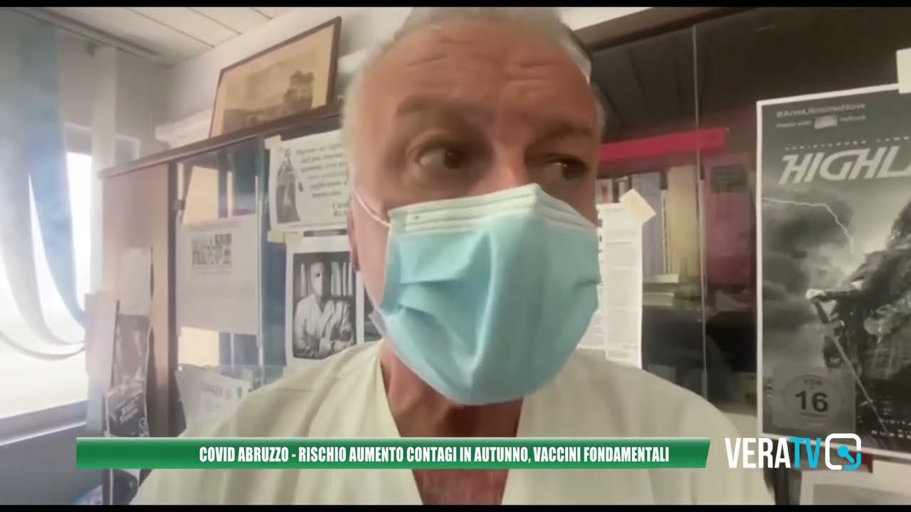 Abruzzo – Rischio aumento contagi in autunno, Fazii: “Vaccini fondamentali”