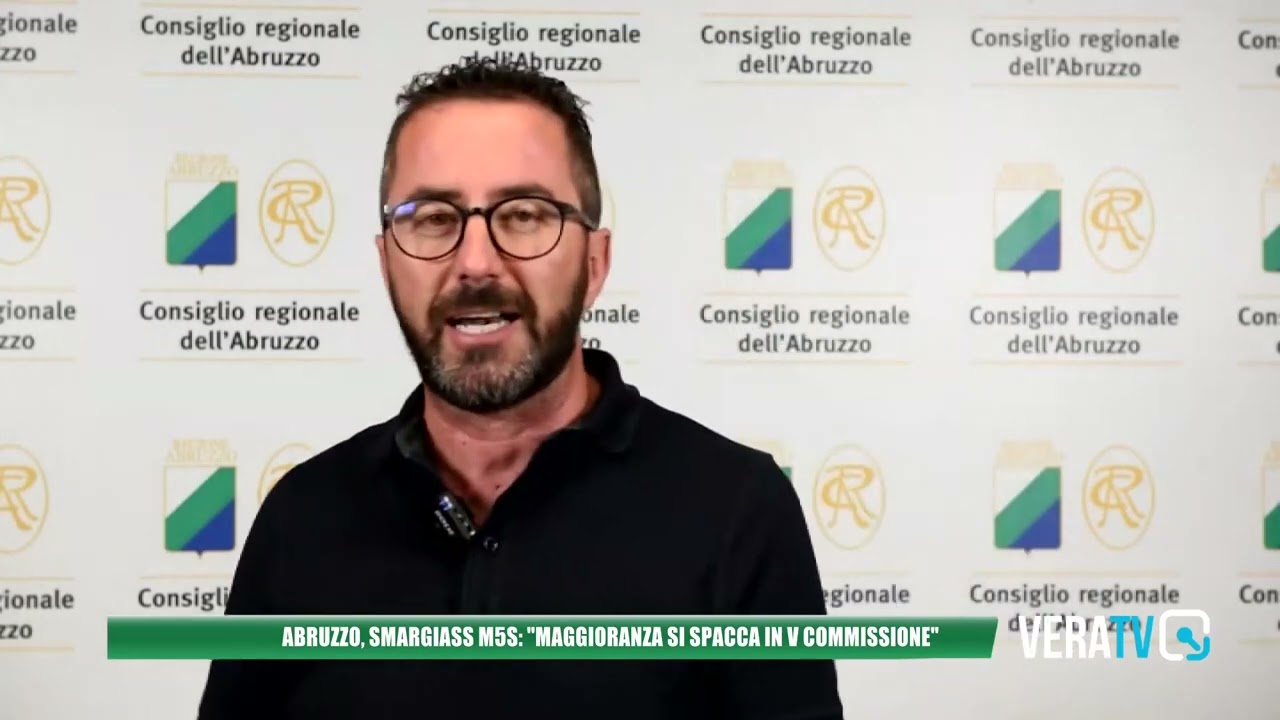 Abruzzo, Smargiassi (M5S): “Maggioranza si spacca in V Commissione”