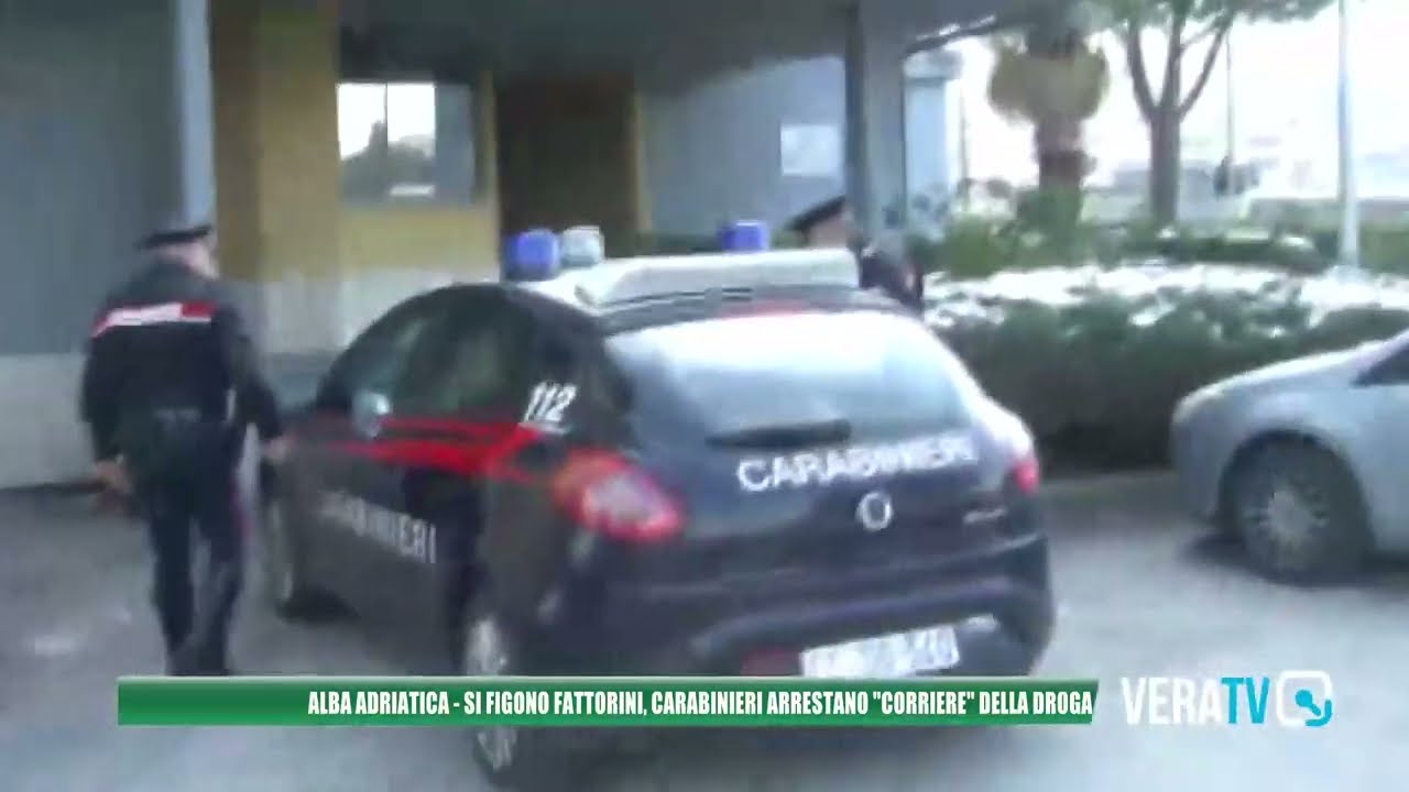 Alba Adriatica – Si fingono fattorini, Carabinieri arrestano “corriere” della droga