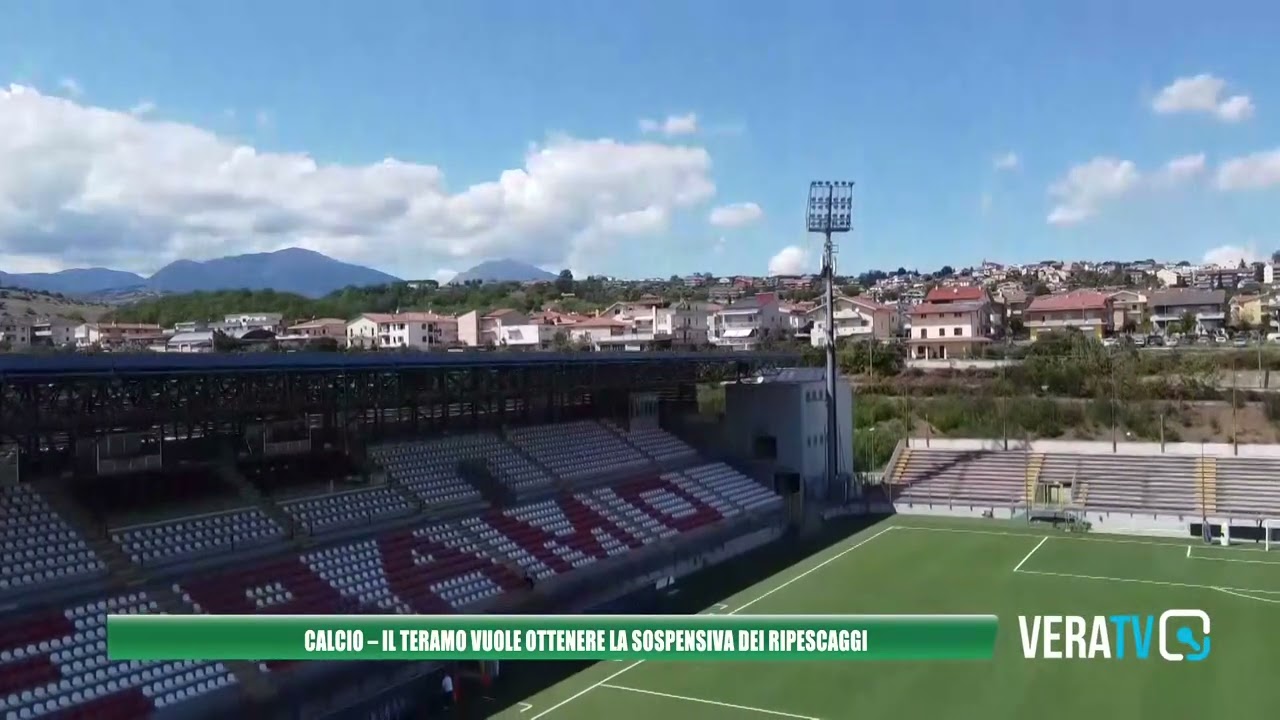 Calcio, il Teramo vuole ottenere la sospensiva dei ripescaggi per restare in Lega Pro￼