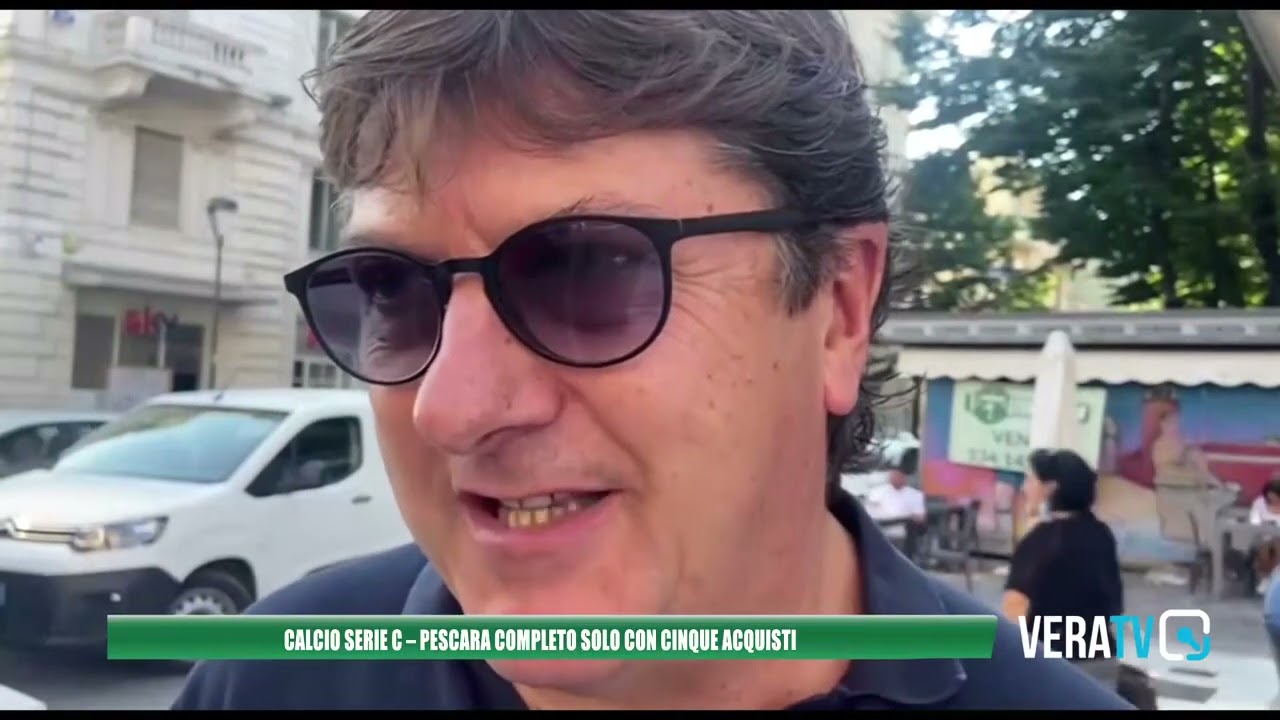 Calcio Serie C, Pescara: mancano cinque rinforzi
