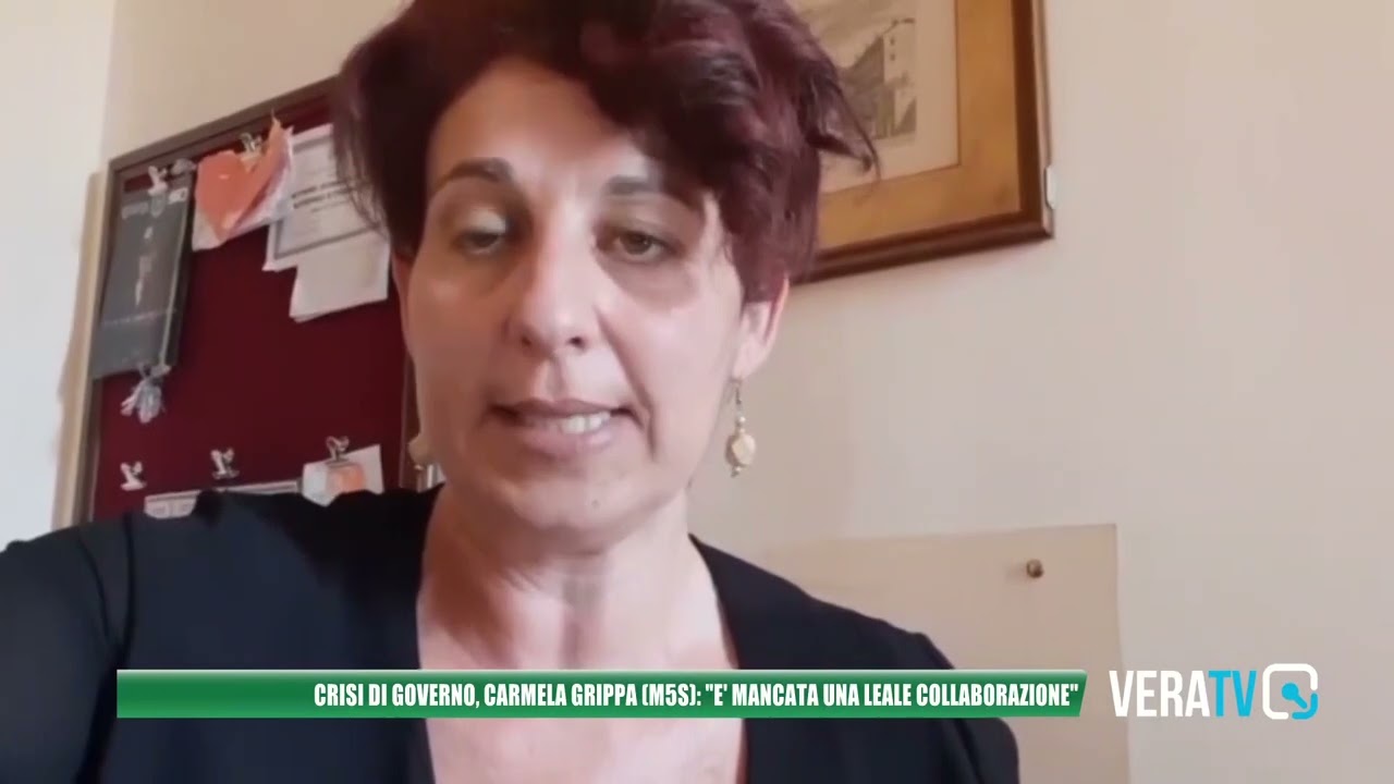 Crisi di governo, Carmela Grippa M5S: “E’ mancata una leale collaborazione”