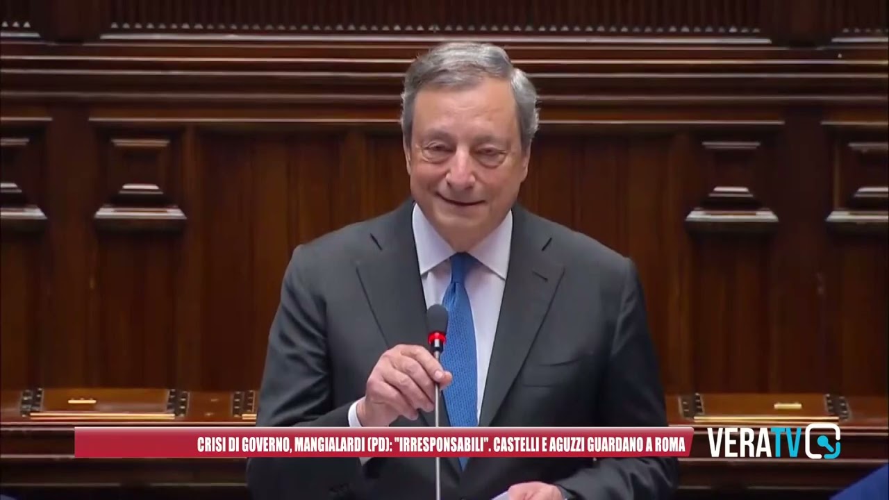 Crisi di governo, Mangialardi (Pd): “Atto irresponsabile sfiduciare Draghi”