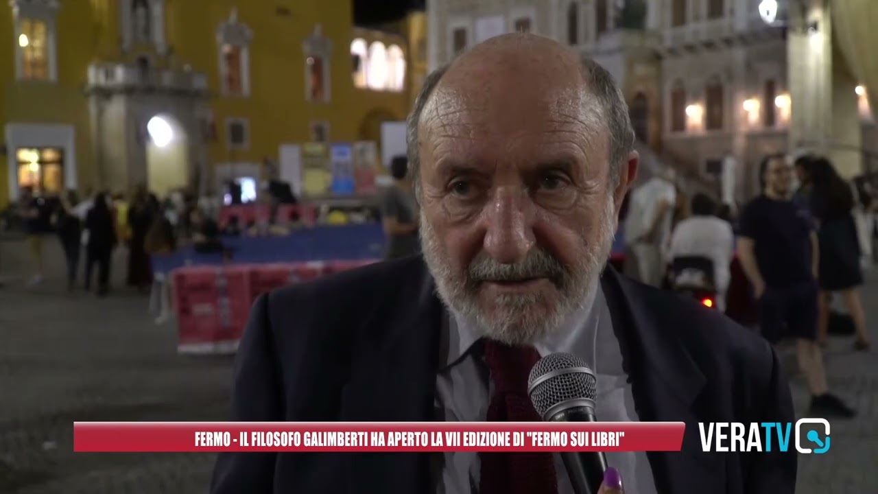 Galimberti apre la kermesse “Fermo sui libri”