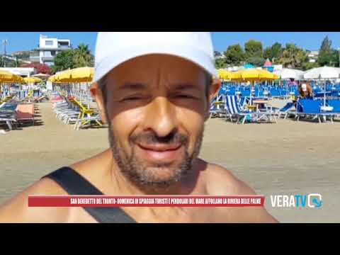 San Benedetto del Tronto – Domenica con il pienone in spiaggia tra turisti e pendolari