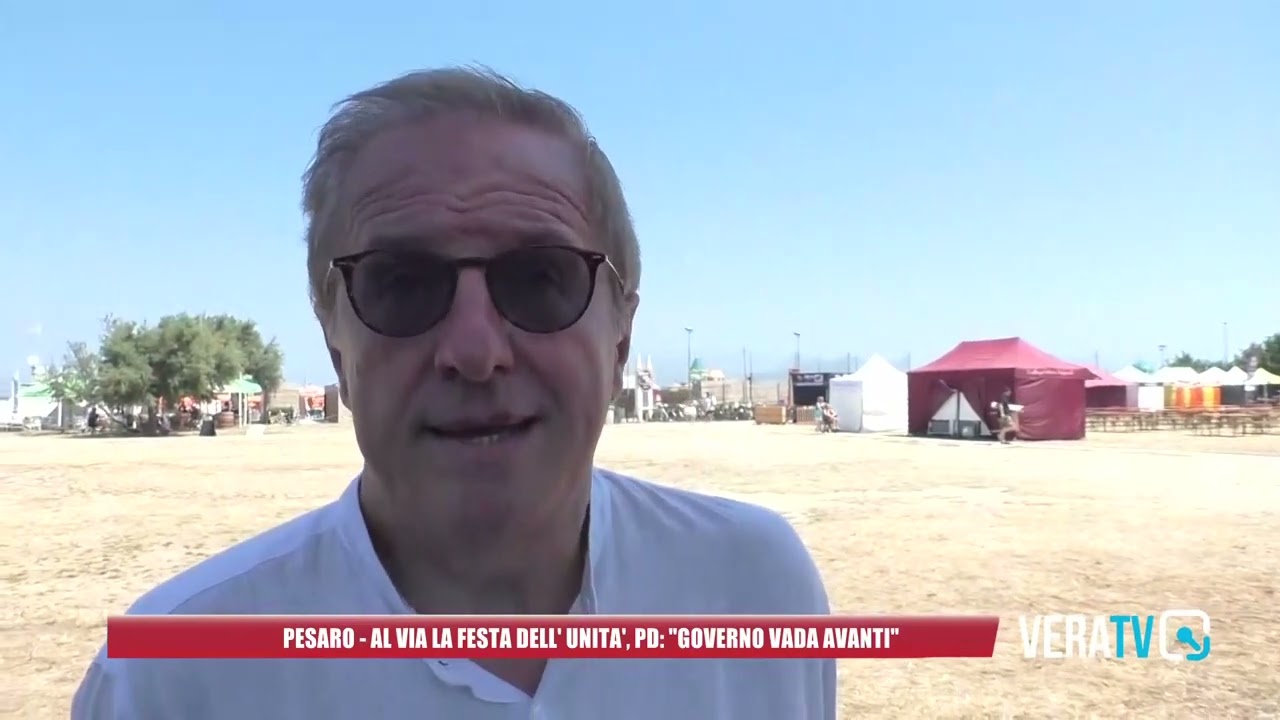 Pesaro, al via la festa dell’Unità. Pd: “Governo vada avanti”