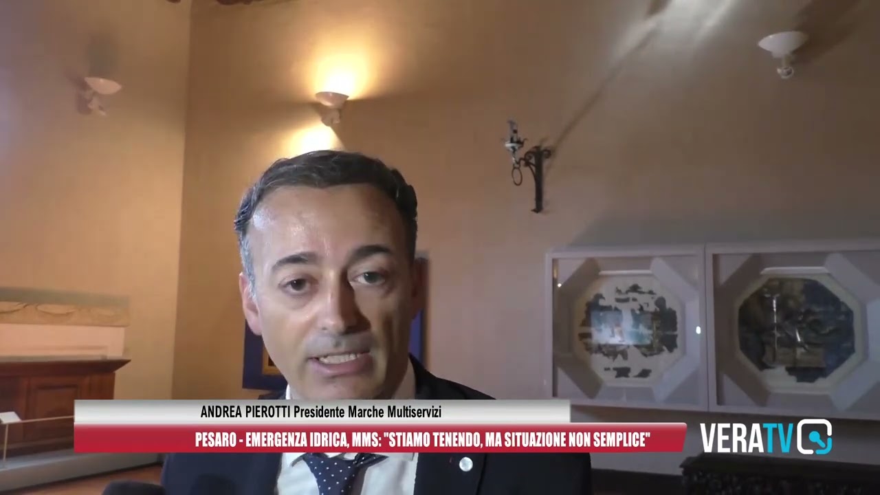 Pesaro – Emergenza idrica, MMS:”Siamo tenendo ma situazione non è semplice”