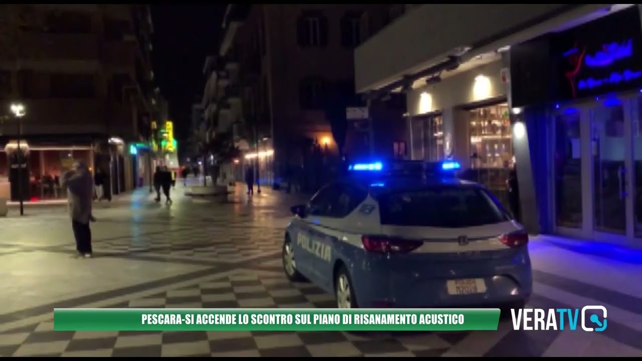 Pescara, in consiglio il piano acustico contro la movida molesta