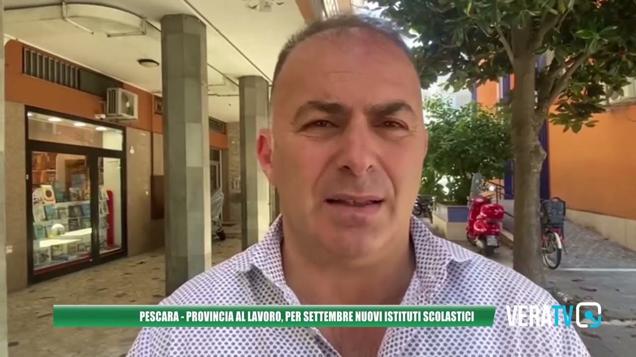 Pescara – Provincia al lavoro per i nuovi istituti scolastici