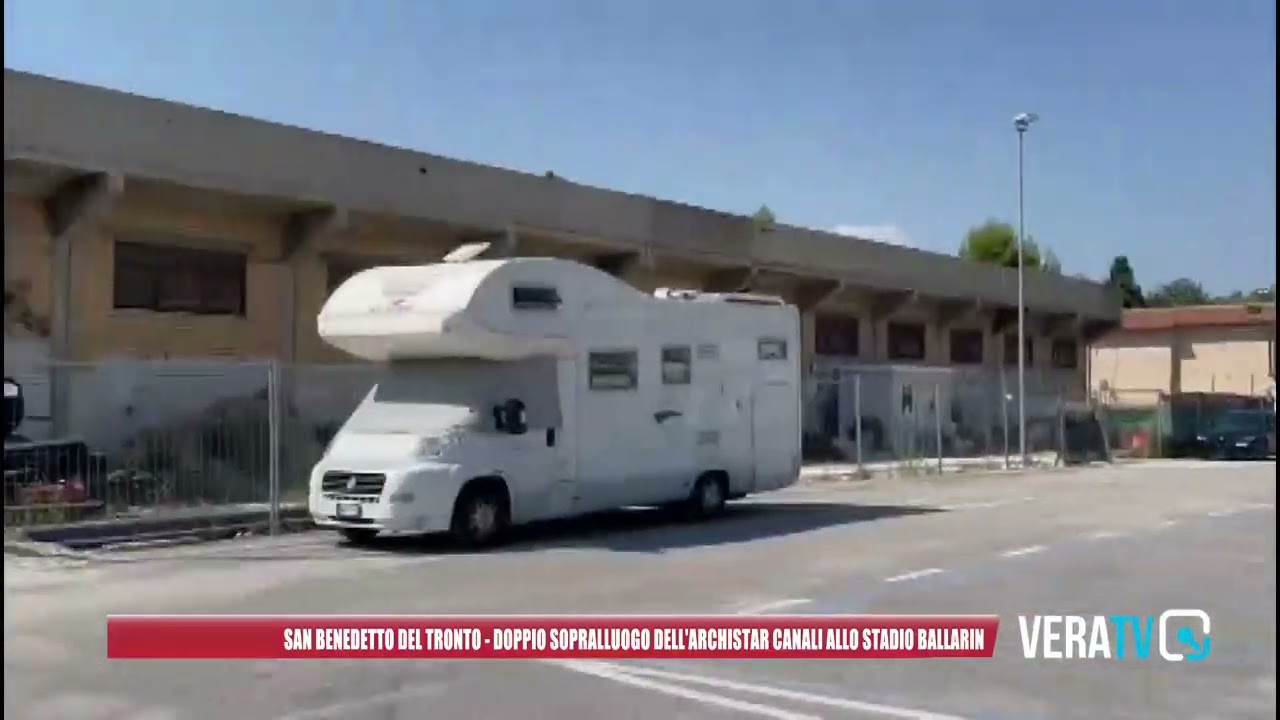 San Benedetto, doppio sopralluogo dell’archistar Canali allo stadio Ballarin