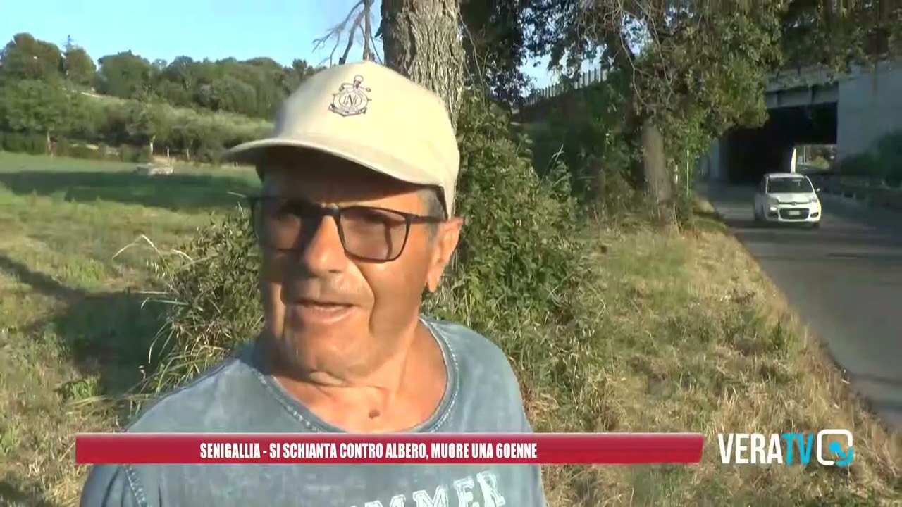 Senigallia – Si schianta con l’auto contro l’albero, muore la 60enne Doriana Ferretti