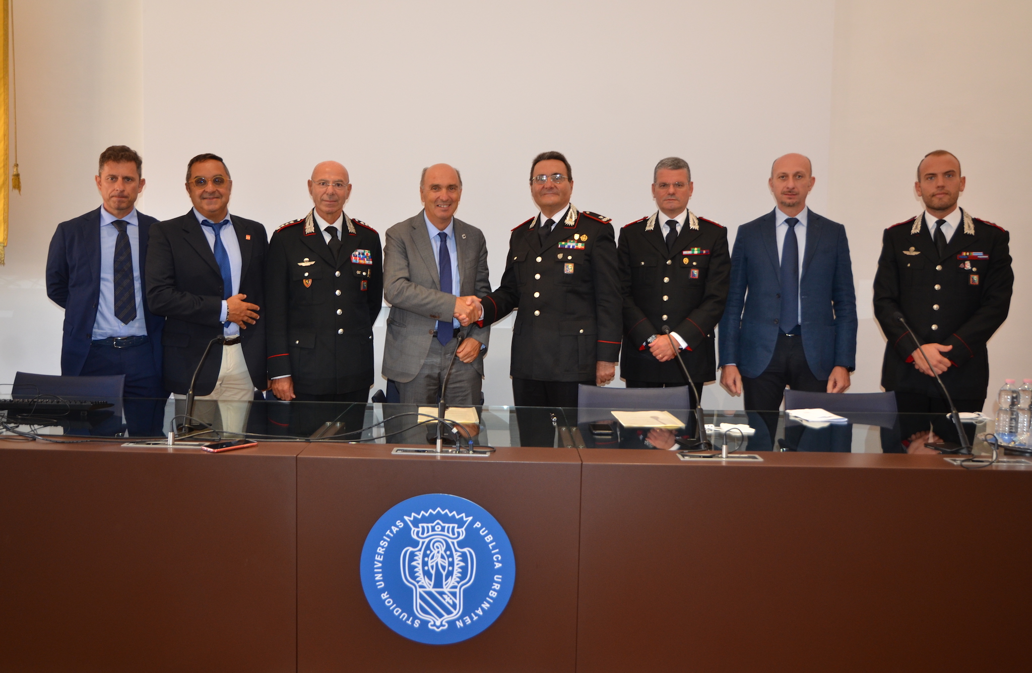 Accordo tra Università di Urbino e Carabinieri Marche