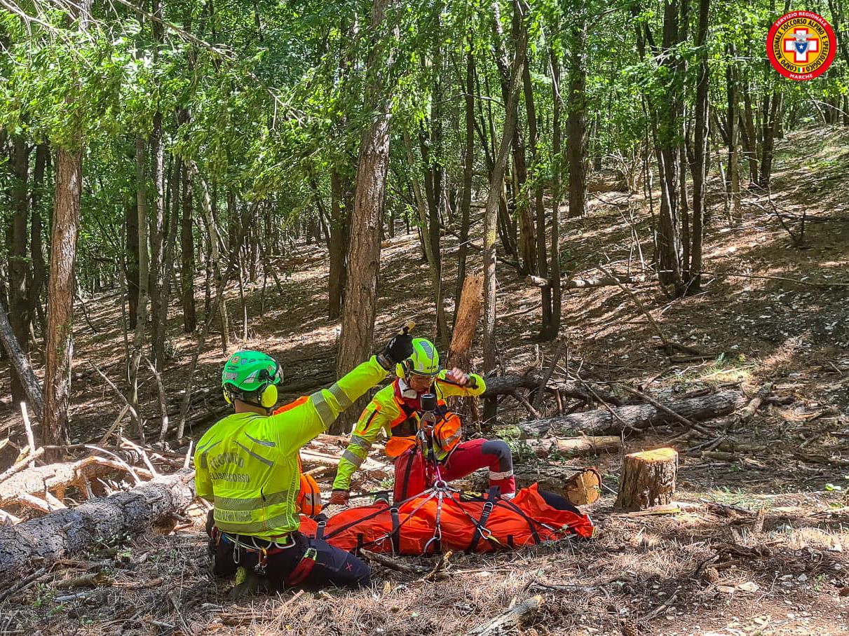 Pesaro- Biker cade sul sentiero Ghost, interviene Soccorso Alpino