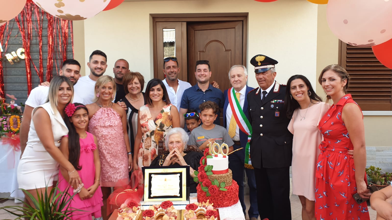 Castellalto- Nonna Carmela compie 100 anni