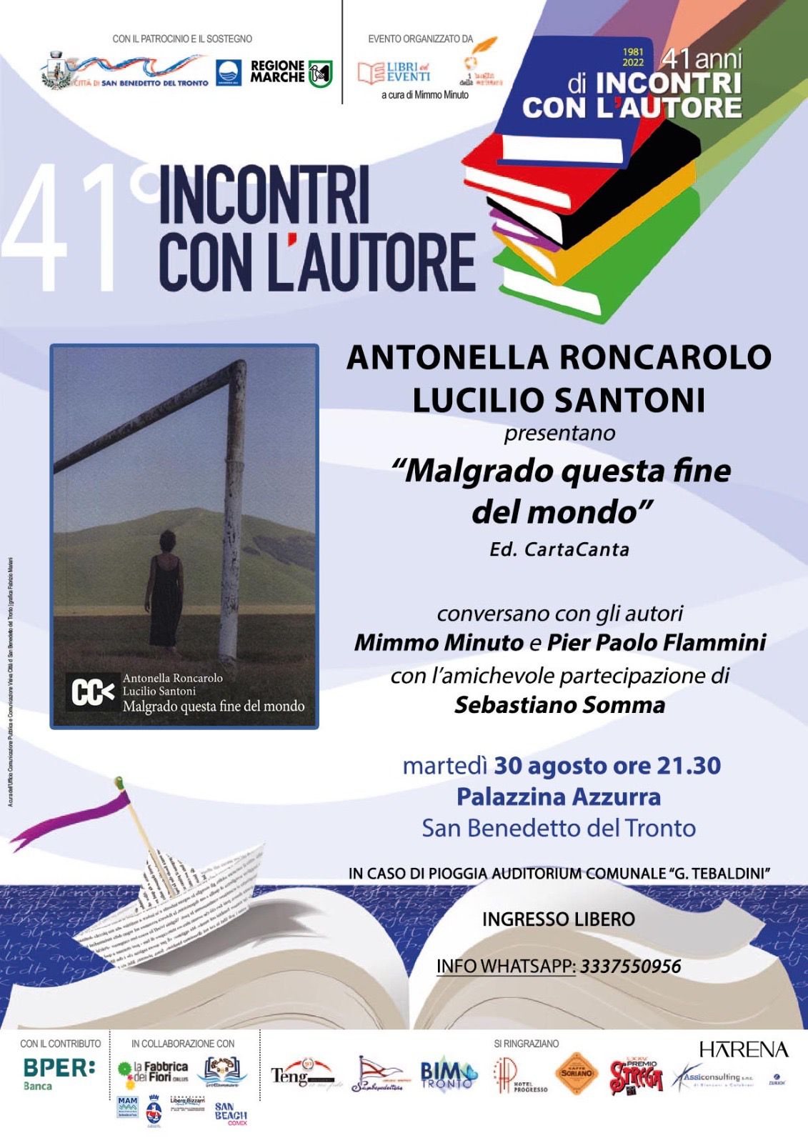 La grande Samb nel libro di Roncarolo e Santoni, martedì presentazione alla Palazzina Azzurra