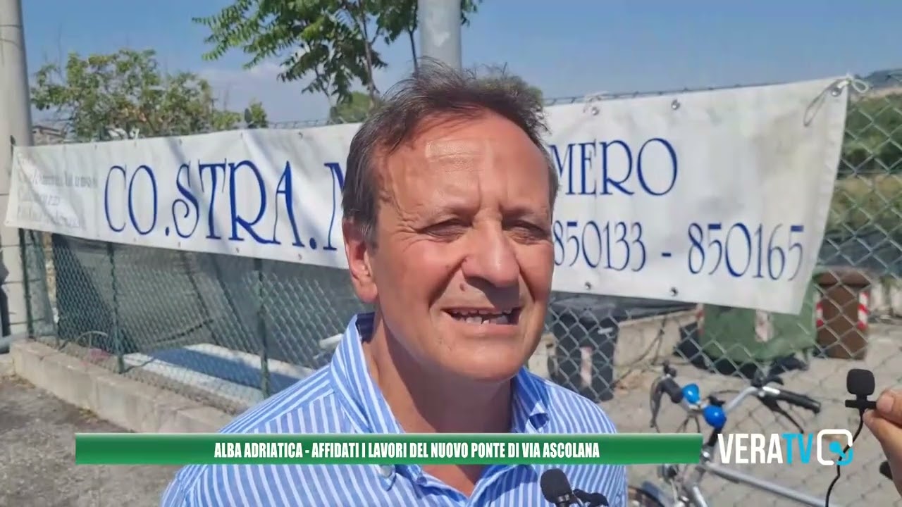 Alba Adriatica, affidati i lavori del nuovo ponte di via Ascolana