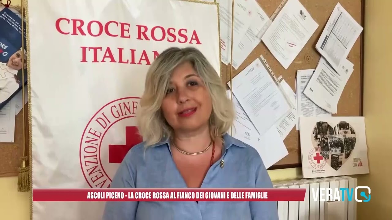 Ascoli Piceno – La Croce Rossa scende al fianco dei giovani e delle famiglie