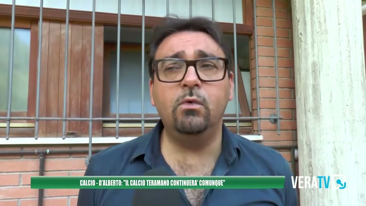 Calcio – D’Alberto: “Il calcio teramano continuerà comunque”