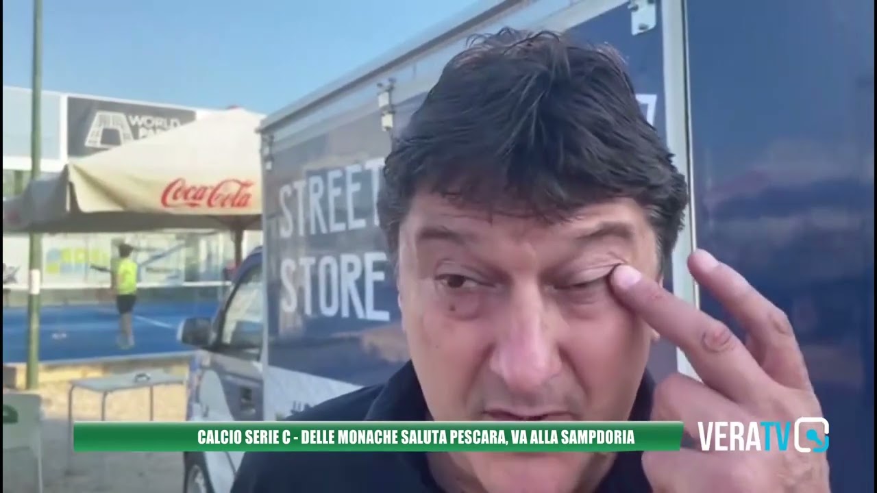 Calcio Serie C – Delle Monache saluta Pescara, va alla Sampdoria