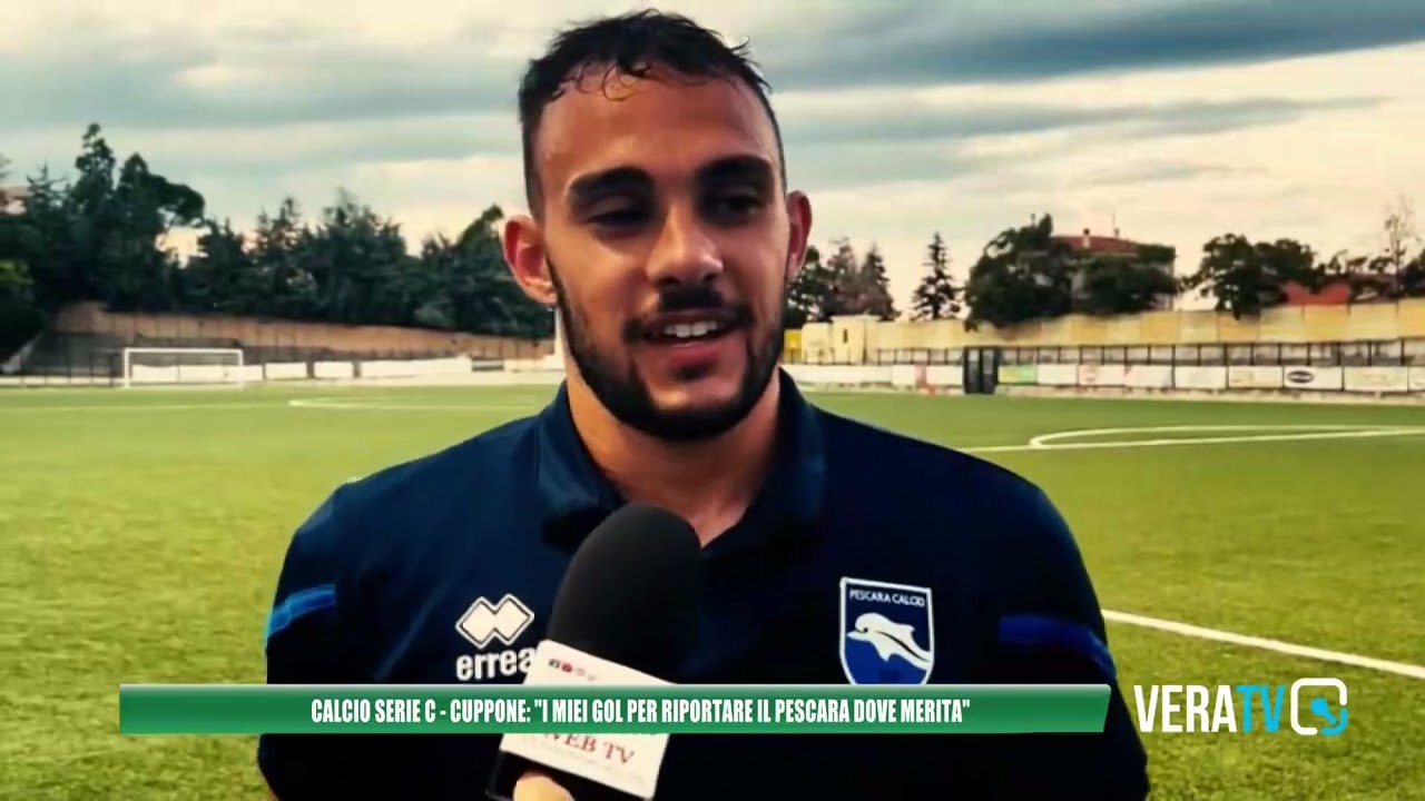 Calcio Serie C – Il Pescara si gode il nuovo attaccante Cuppone: “I miei gol per tornare in B”
