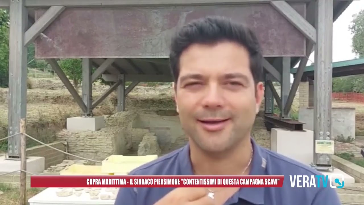 Cupra Marittima – Il sindaco Piersimoni: “I nuovi ritrovamenti archeologici rilanciano il turismo”