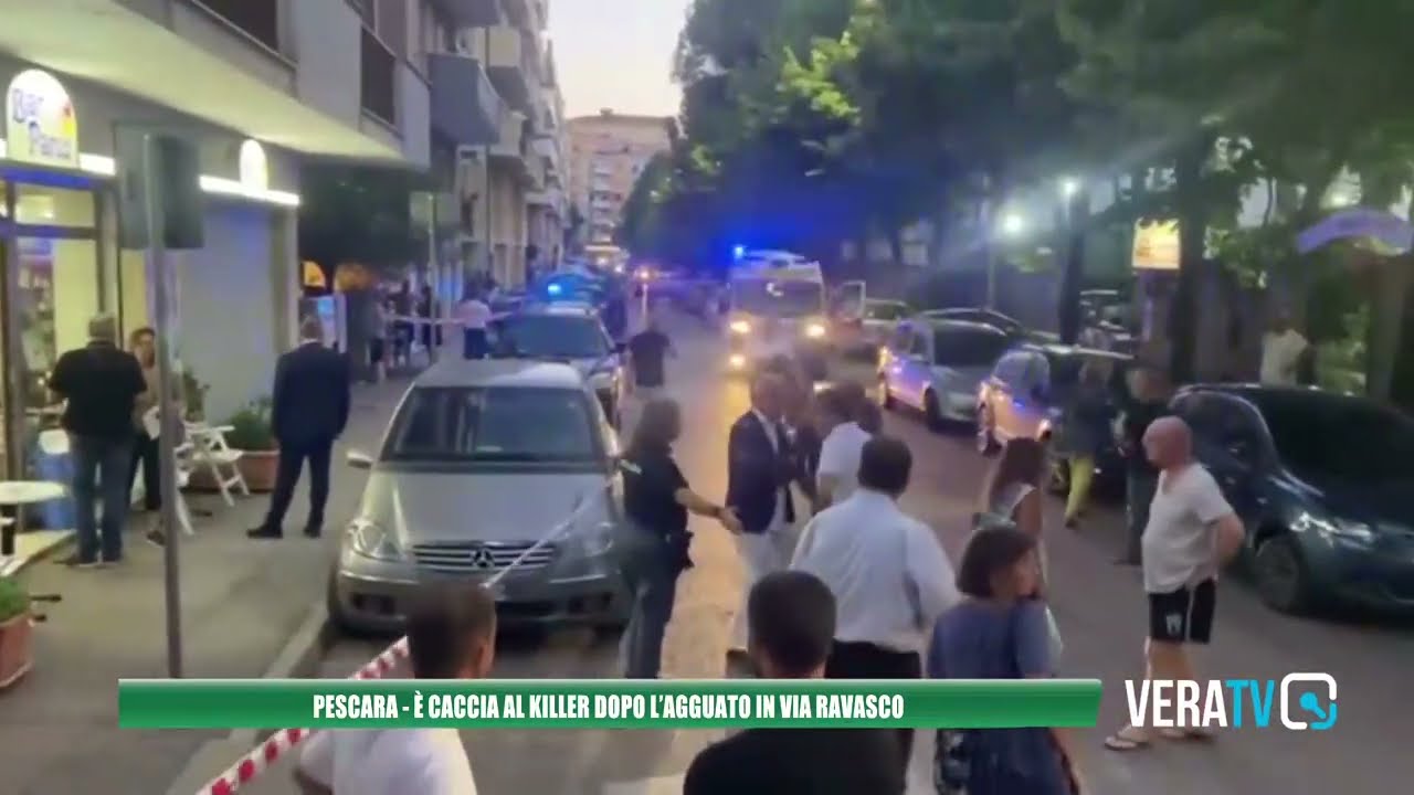 Pescara – È caccia al killer dopo l’agguato in via Ravasco