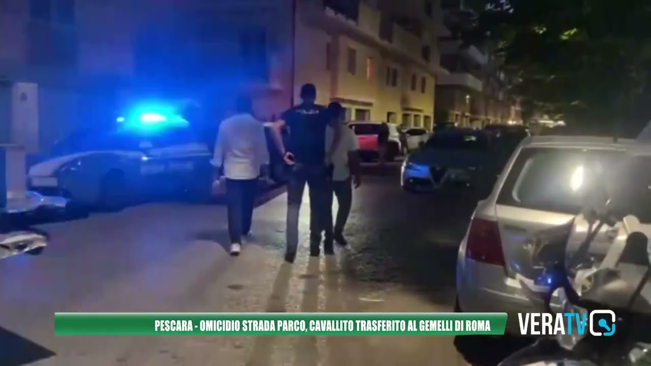 Pescara, omicidio Strada Parco: Cavallito trasferito al Gemelli di Roma