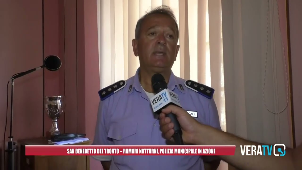 San Benedetto del Tronto – Rumori notturni, Polizia municipale in azione