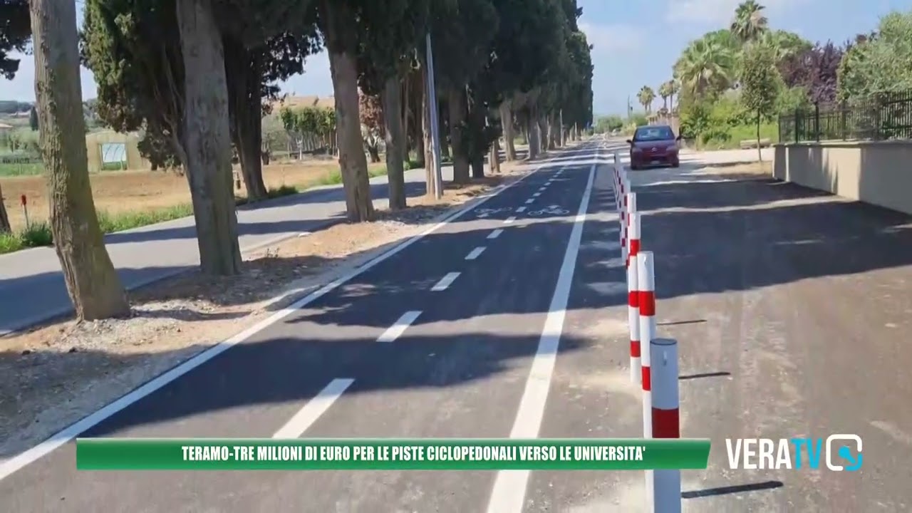 Teramo – Tre milioni di euro per le piste ciclopedonali verso le università