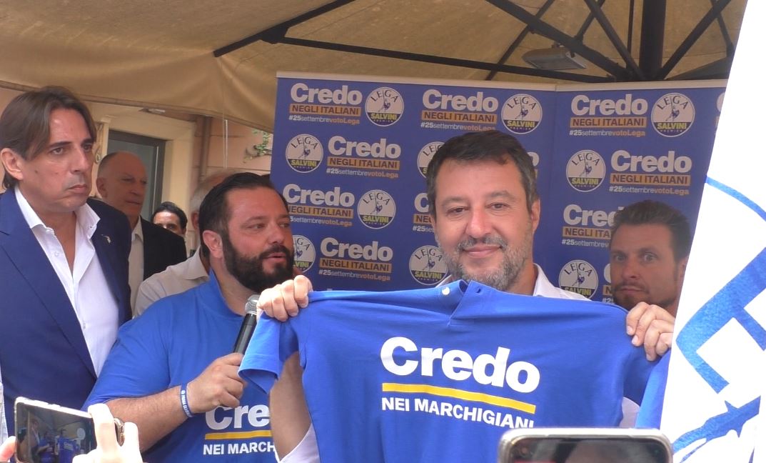 Salvini torna nelle Marche, il 14 ad Ascoli