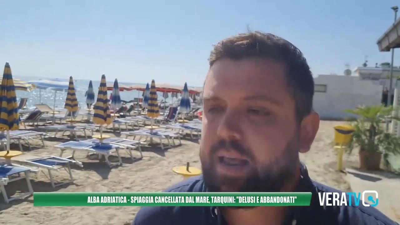 Alba Adriatica – Spiaggia cancellata dal mare, delusi i titolari degli stabilimenti balneari