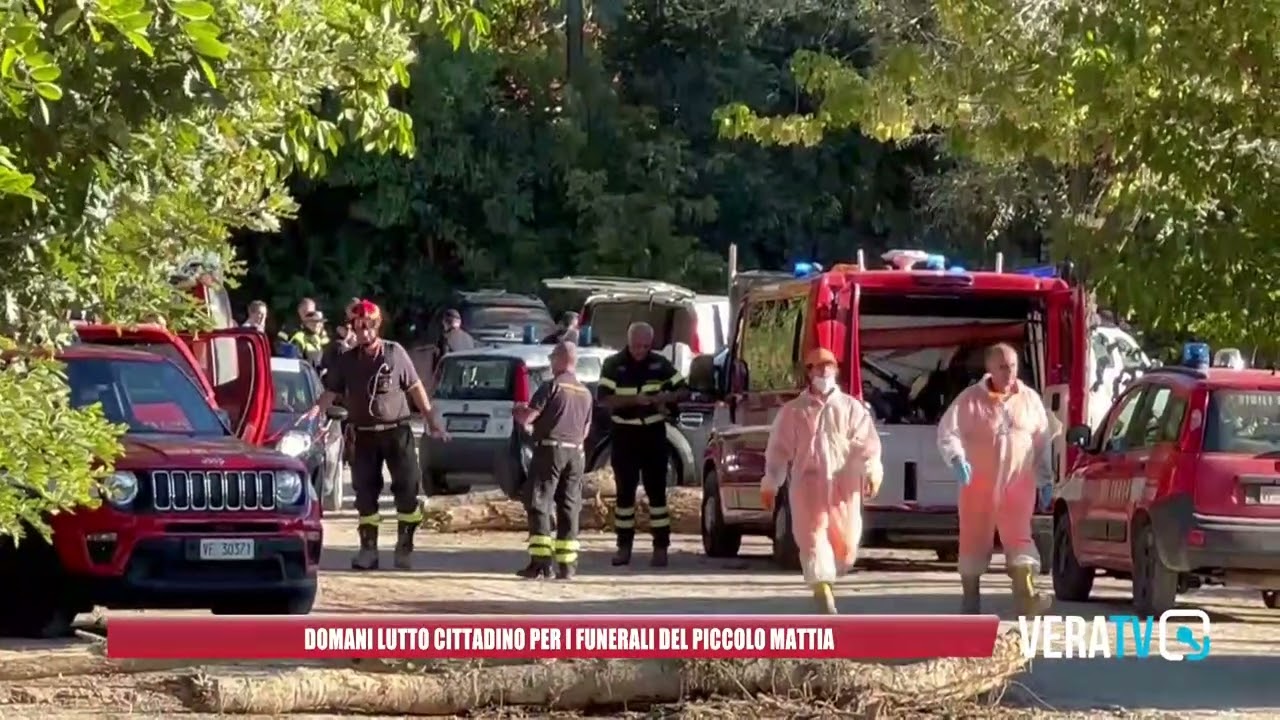 Alluvione: martedì pomeriggio i funerali del piccolo Mattia, proclamato il lutto cittadino