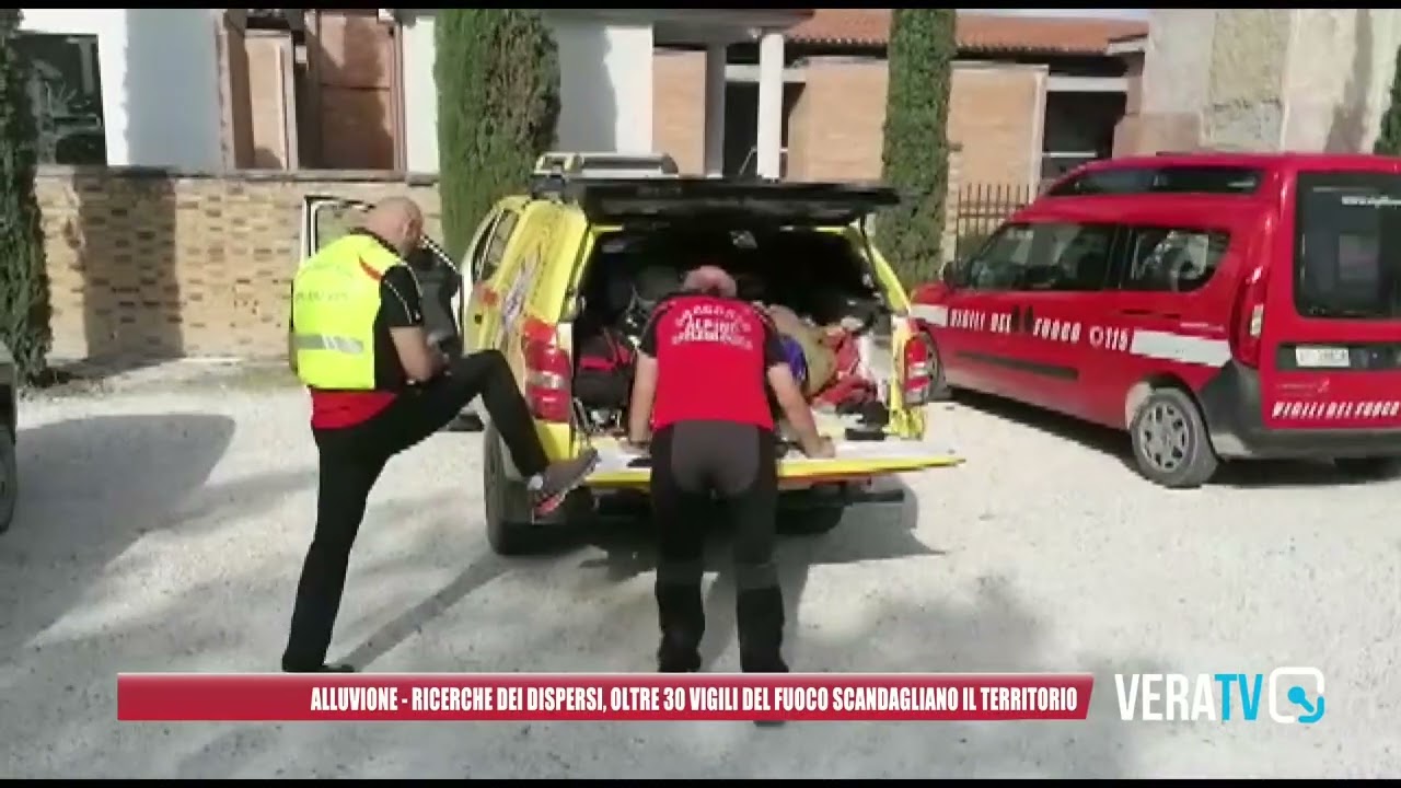 Alluvione, nelle ricerche impegnate 30 unita’ operative dei vigili del fuoco