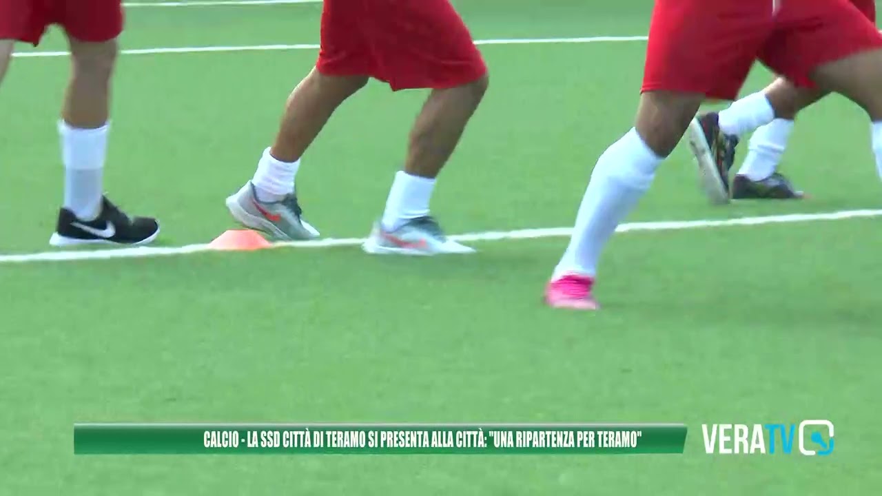 Calcio – Primo allenamento per la SSD Città di Teramo che si presenta alla città