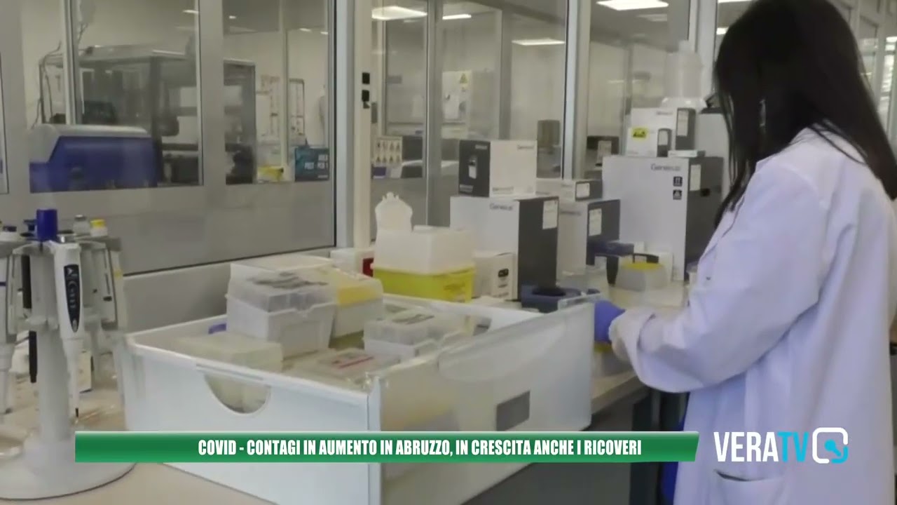 Covid – Contagi in aumento in Abruzzo, risale anche il numero dei ricoveri