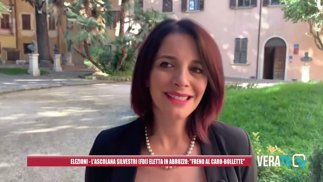 Elezioni – L’ascolana Silvestri eletta in Abruzzo: “Freno al caro bollette”