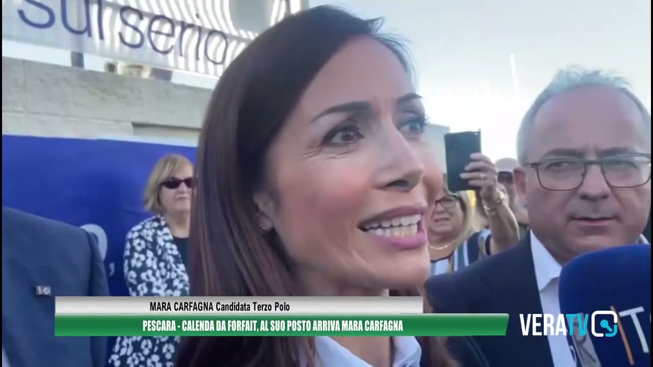 Elezioni politiche, Calenda dà forfait a Pescara: al suo posto arriva Mara Carfagna