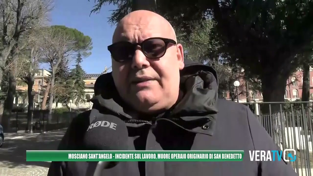 Mosciano Sant’Angelo – Incidente sul lavoro, muore operaio originario di San Benedetto del Tronto