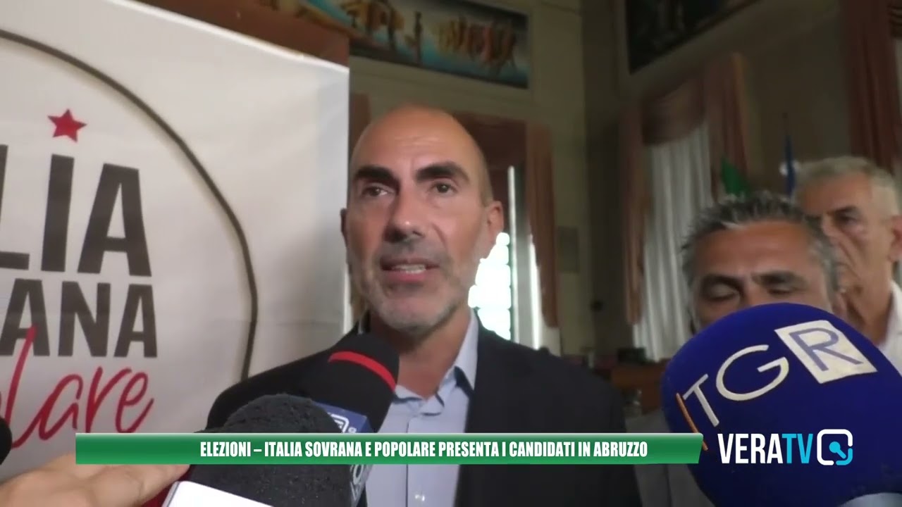 Pescara – Italia Sovrana e Popolare presenta i candidati in Abruzzo alle prossime elezioni
