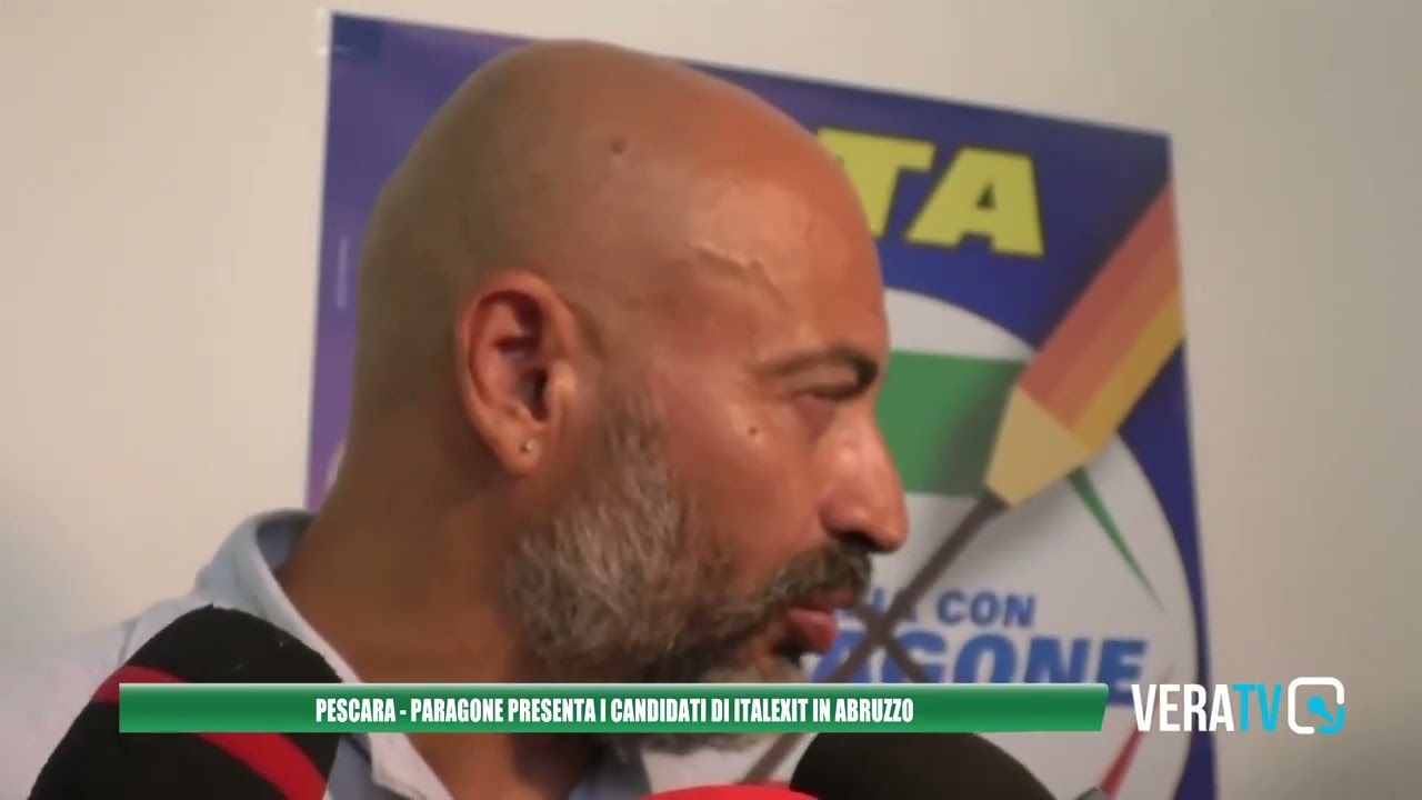 Pescara – Paragone presenta i candidati di Italexit in Abruzzo