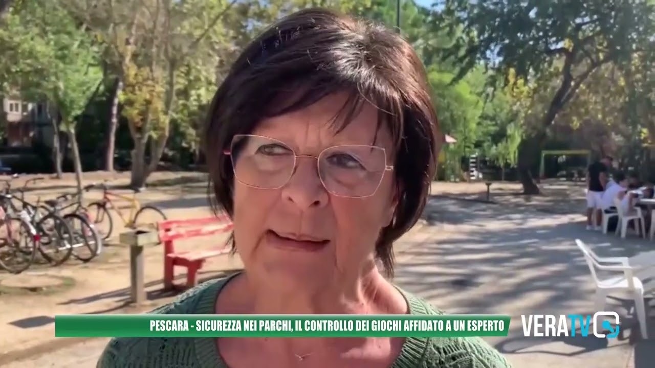Pescara – Sicurezza nei parchi, il controllo dei giochi affidato a un esperto