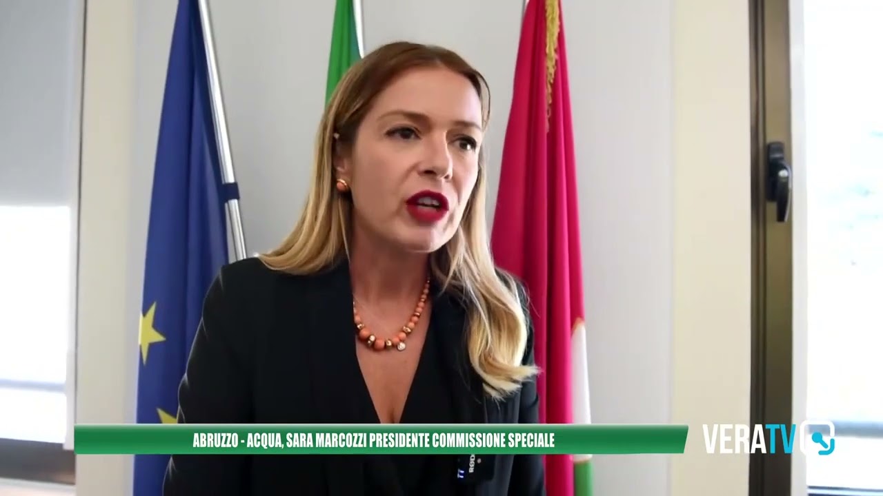 Regione Abruzzo – Sara Marcozzi presidente della commissione speciale d’inchiesta sull’acqua