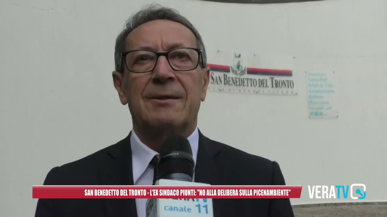 San Benedetto del Tronto, l’ex sindaco Piunti: “No alla delibera sulla PicenAmbiente”