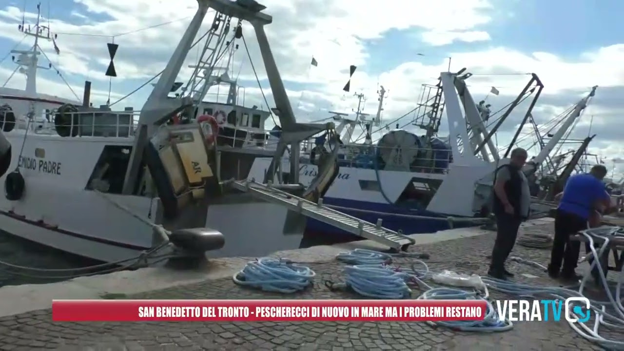 San Benedetto del Tronto – Pescherecci di nuovo in mare, ma i problemi restano