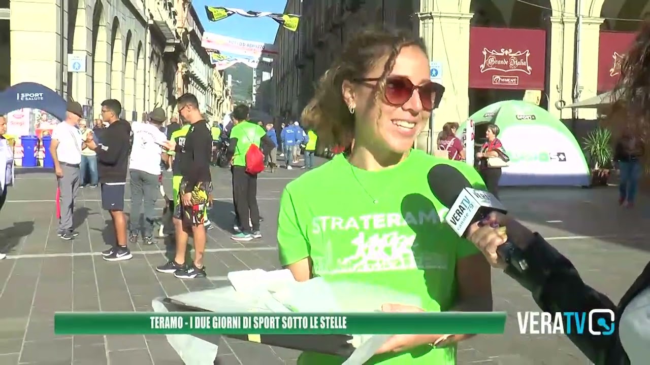 Teramo – Partenza regolare per “Sport sotto le stelle”