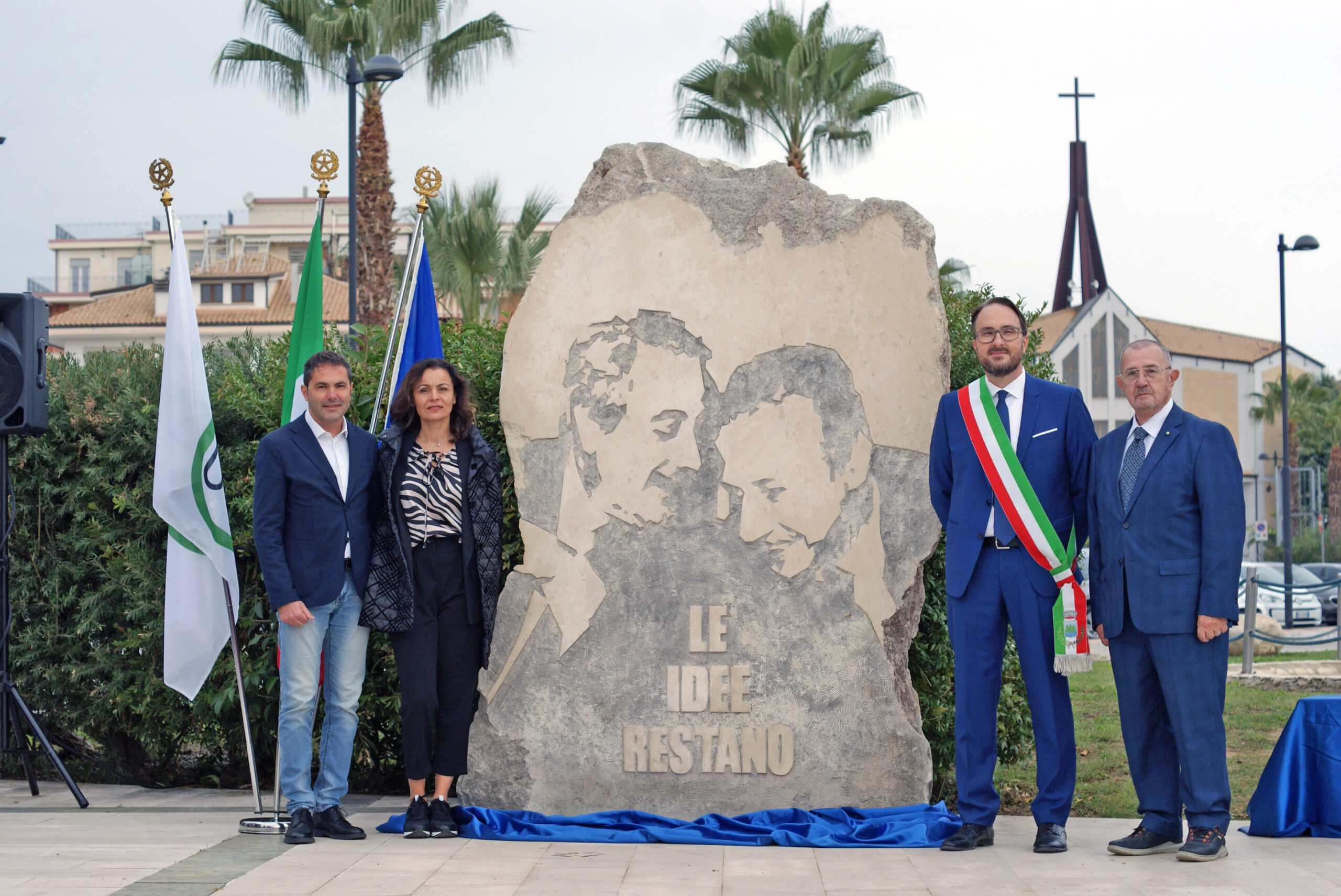 Il Comune di Monsampolo intitola una piazza agli eroi antimafia Falcone e Borsellino