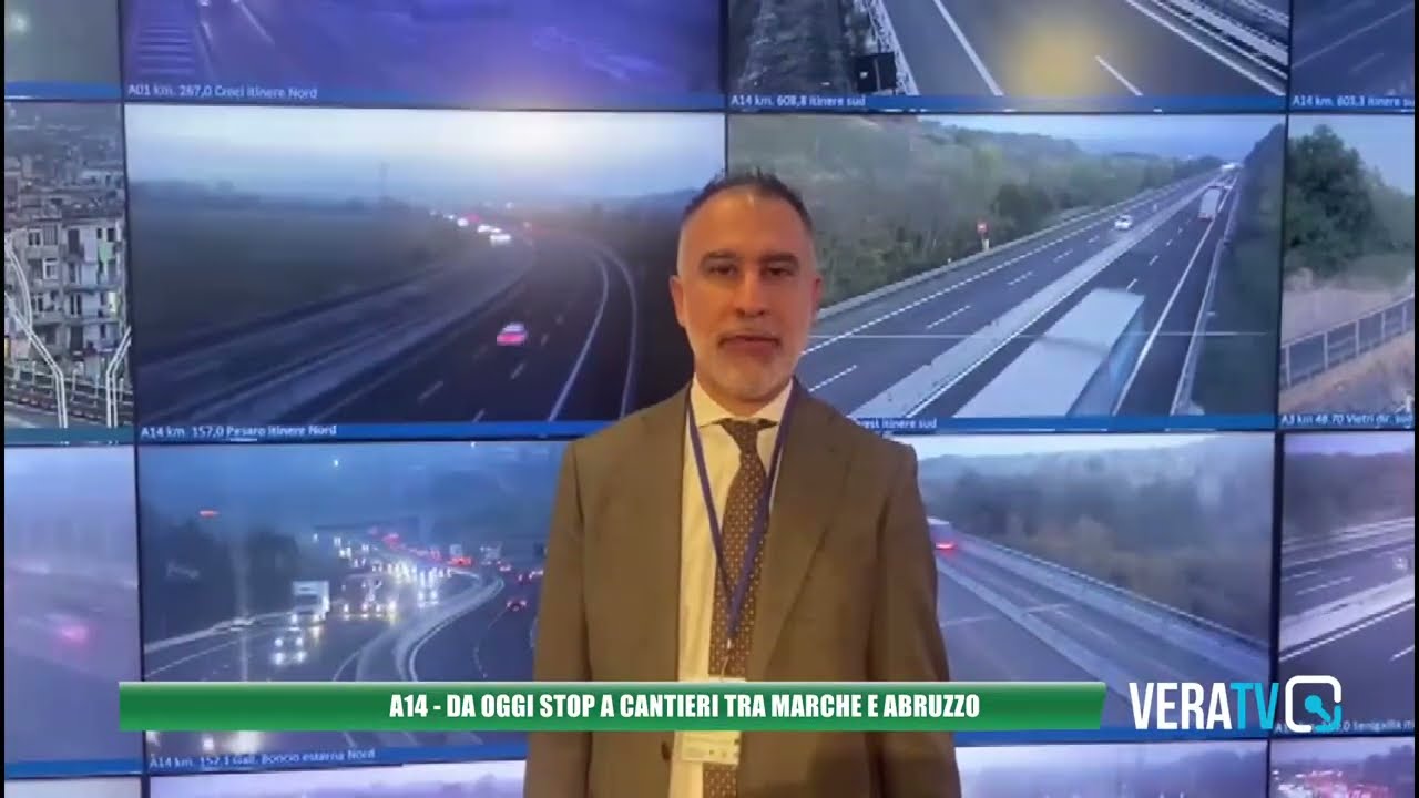 A14, da oggi stop ai cantieri tra Marche e Abruzzo